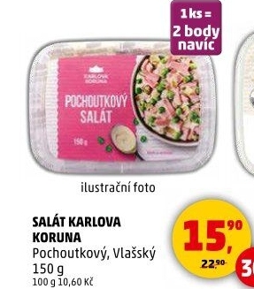 Salát vlašský Karlova Koruna