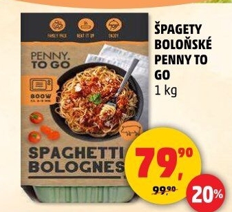 Špagety Penny To Go