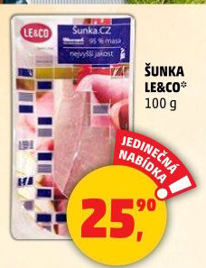 Šunka nejvyšší jakosti LE&