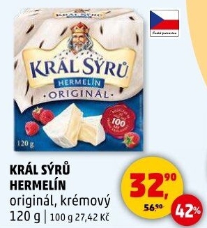 Sýr Hermelín Král sýrů