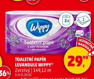 Toaletní papír 2vrstvý Wippy