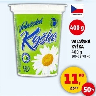 Valašská kyška Mlékárna Valašské Meziříčí