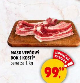 Vepřový bok s kostí