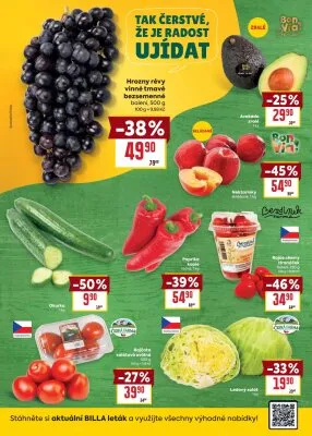 akční leták BILLA 25.6.2025-1.7.2025