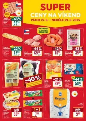 akční leták BILLA 25.6.2025-1.7.2025