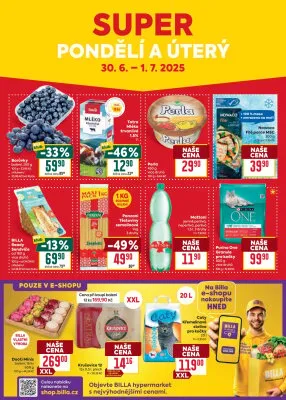 akční leták BILLA 25.6.2025-1.7.2025