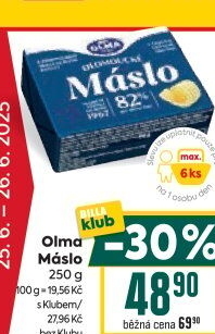 Máslo Olomoucké Olma
