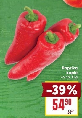 Paprika červená kapie