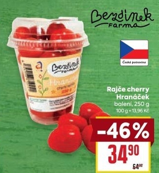 Rajčata cherry Farma Bezdínek