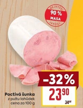 Šunka poctivá nejvyšší jakosti