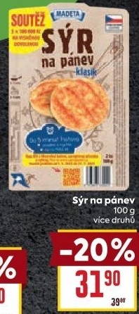 Sýr na pánev Madeta