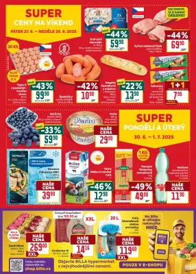 akční leták BILLA 25.6.2025-1.7.2025