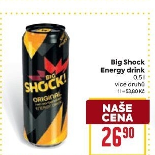 Energetický nápoj Big Shock