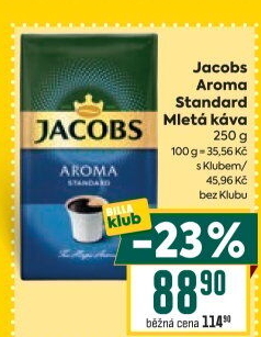 Mletá káva Jacobs Aroma Standard