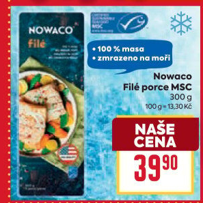 Rybí filé mražené Nowaco