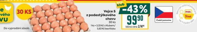 Vejce z podestýlky S