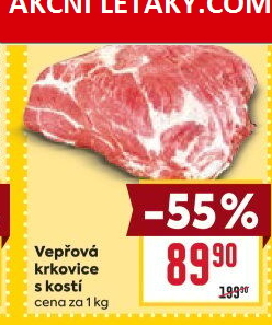 Vepřová krkovice s kostí