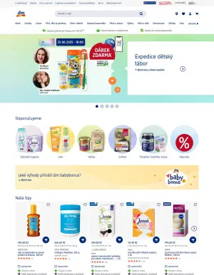 akční leták dm drogerie 25.6.2025-1.7.2025