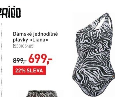 Dámské jednodílné plavky Capricio