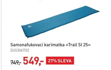 Samonafukovací karimatka McKINLEY