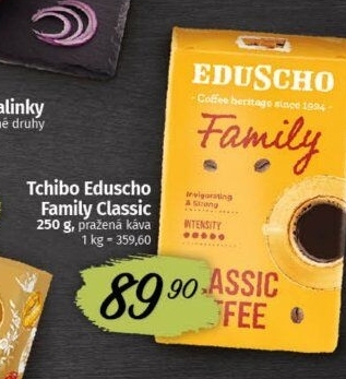 Mletá káva Family Eduscho Tchibo