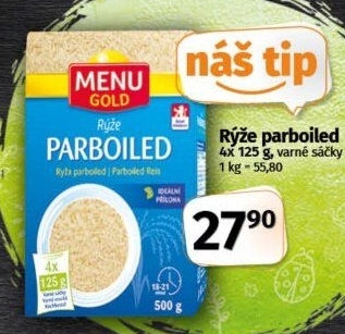 Rýže parboiled Menu Gold