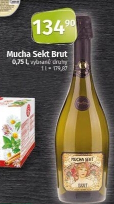 Sekt Brut Mucha