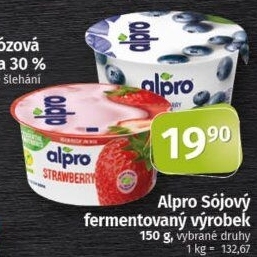 Sójový jogurt ochucený Alpro