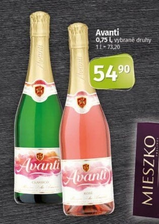Šumivé nápoje Avanti