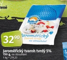 Tvaroh na strouhání Jaroměřický