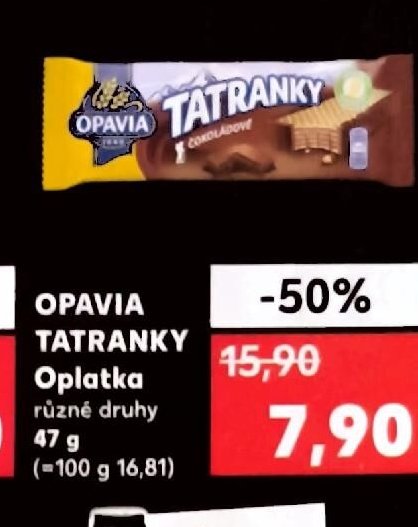OPAVIA TATRANKY oplatka