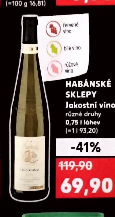 HABÁNSKÉ SKLEPY Jakostní víno