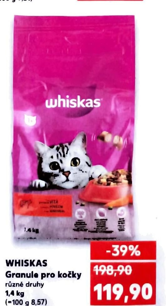 WHISKAS Granule pro kočky
