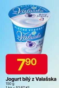 Bílý jogurt z Valašska Mlékárna Valašské Meziříčí