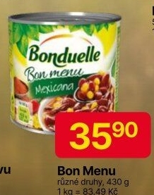 Konzervy Bon Menu Bonduelle