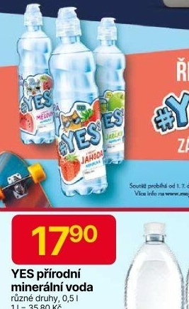 Ochucená voda dětská YESs