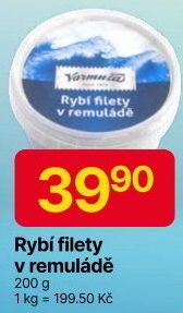 Rybí filety v remuládě Varmuža