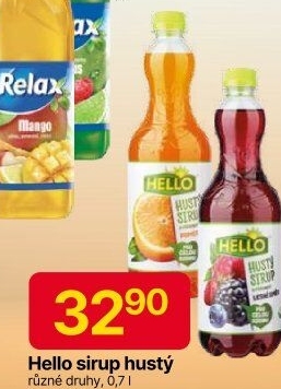 Sirup hustý Hello