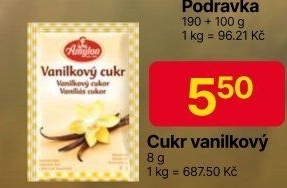 Vanilkový cukr Amylon