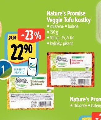 Nature's Promise Veggie Tofu kostky