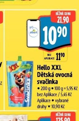 Hello XXL Dětská ovocná svačinka