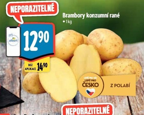 Brambory konzumní rané
