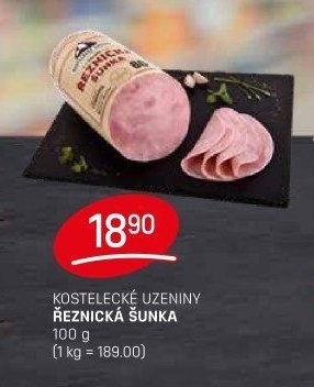 KOSTELECKÉ UZENINY ŘEZNICKÁ ŠUNKA