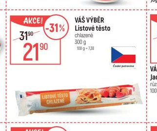 Váš Výběr Listové těsto 300 g