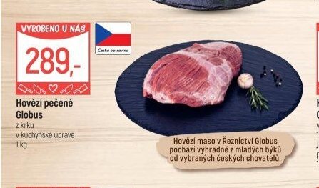 Hovězí pečeně Globus