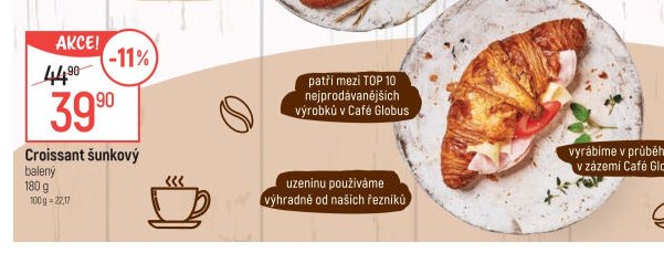 Croissant šunkový