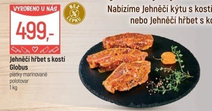 Jehněčí hřbet s kostí marinovaný Globus