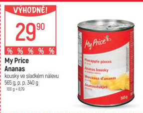 Kompot ananas My Price
