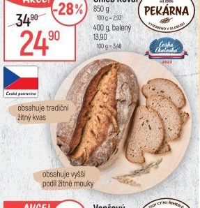 Chléb Kovář Globus