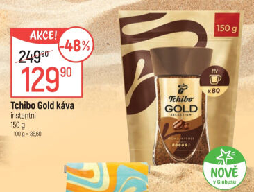 Instantní káva Tchibo Gold Selection